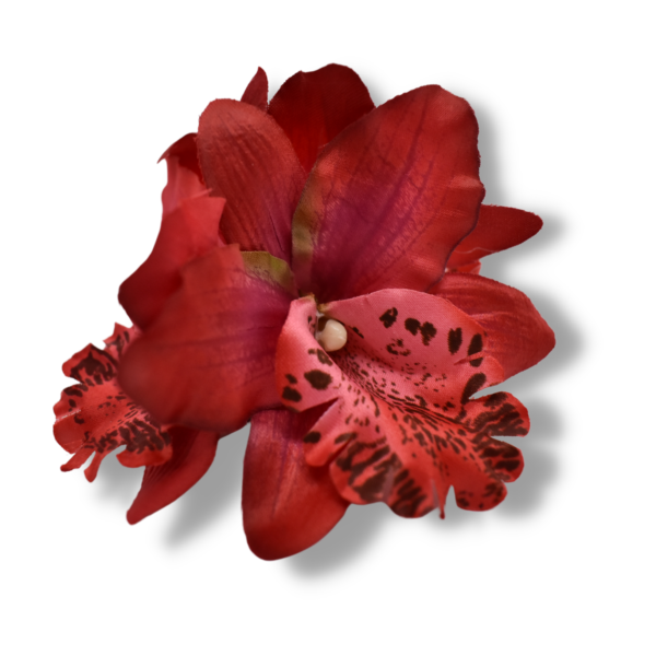 Triple Orchid Hair-clip Brooch - Image 5