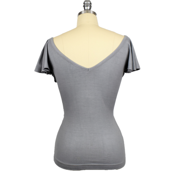 Butterfly Tee - Silver Grey - Image 3