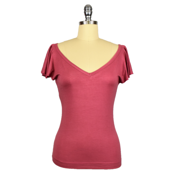Butterfly Tee - Dusky Pink