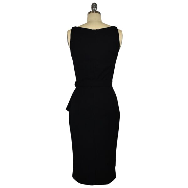 Grace Sarong Dress - Midnight Black - Image 3