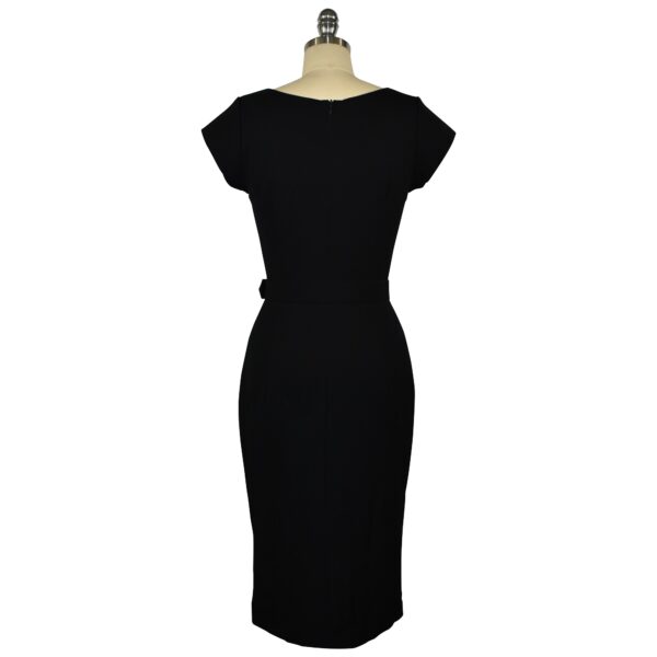 Lola Wiggle Dress - Midnight Black - Image 3