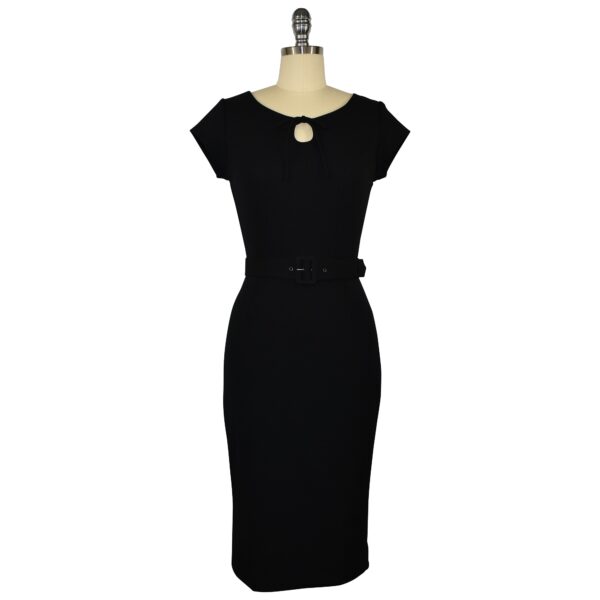 Lola Wiggle Dress - Midnight Black