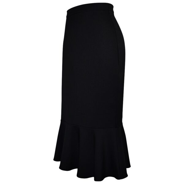 Mermaid Wiggle Skirt - Midnight Black - Image 3