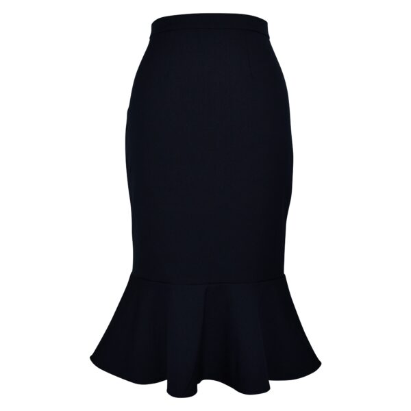 Mermaid Wiggle Skirt - French Navy