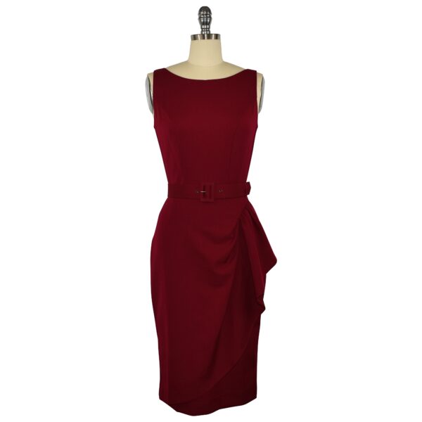 Grace Sarong Dress - Dark Red