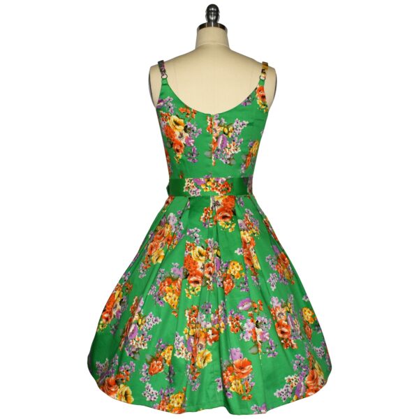 Ginger Sundress - Posies on Green - Image 3