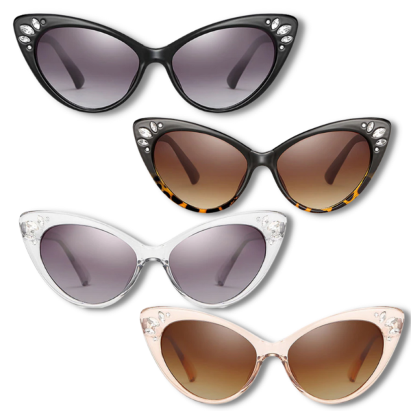 Diamanté Cats Eye Sunglasses