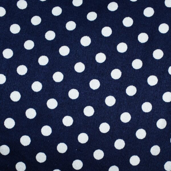 Belle Swing Dress - Navy Polka Dot - Image 5