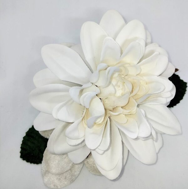 Dahlia & Velvet Flowers Hair-clip Brooch - Image 8