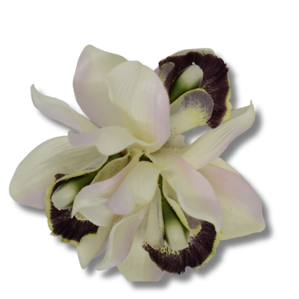 Medium Cymbidium Orchid Hair-clip Brooch - Image 18