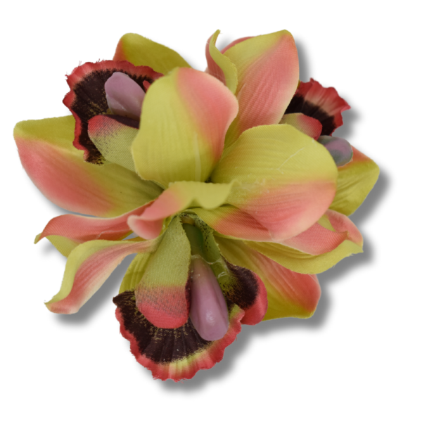 Medium Cymbidium Orchid Hair-clip Brooch - Image 13