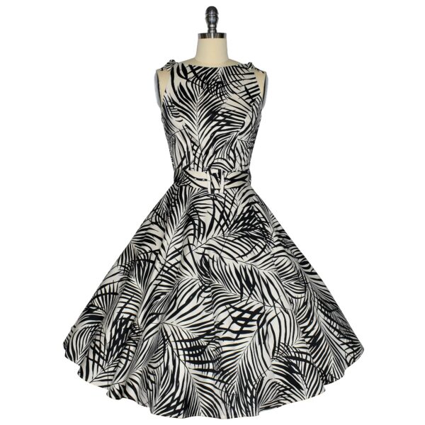 Sabrina Swing Dress - Palm Shadow
