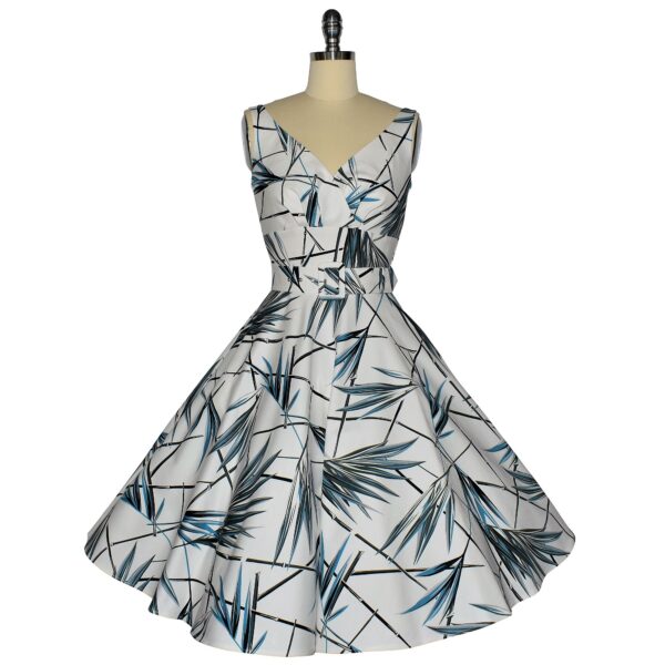 Paris Swing Dress - Blue Bamboo