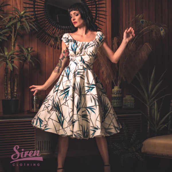 Natasha Swing Dress - Blue Bamboo - Image 5