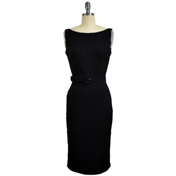 Margot Wiggle Dress - Midnight Black