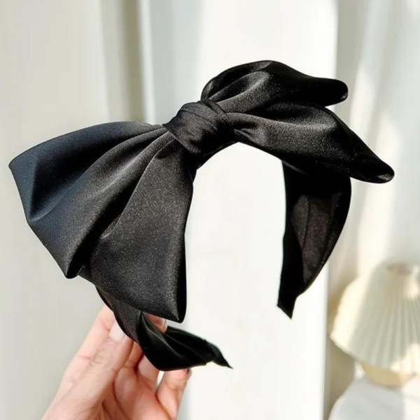 Satin Bow Hairband - Image 3