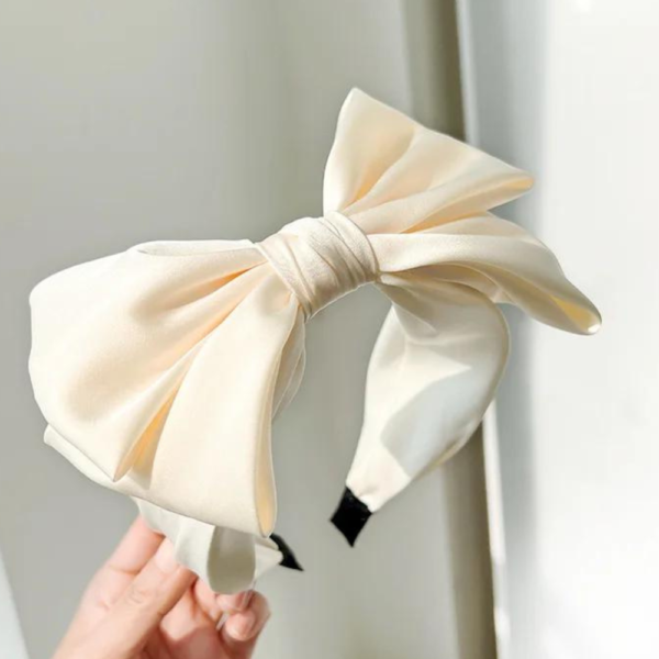 Satin Bow Hairband - Image 6