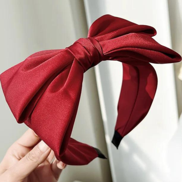 Satin Bow Hairband - Image 2
