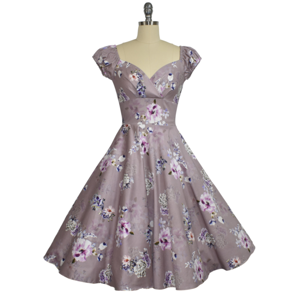 Bordeaux Swing Dress - Shadow Rose