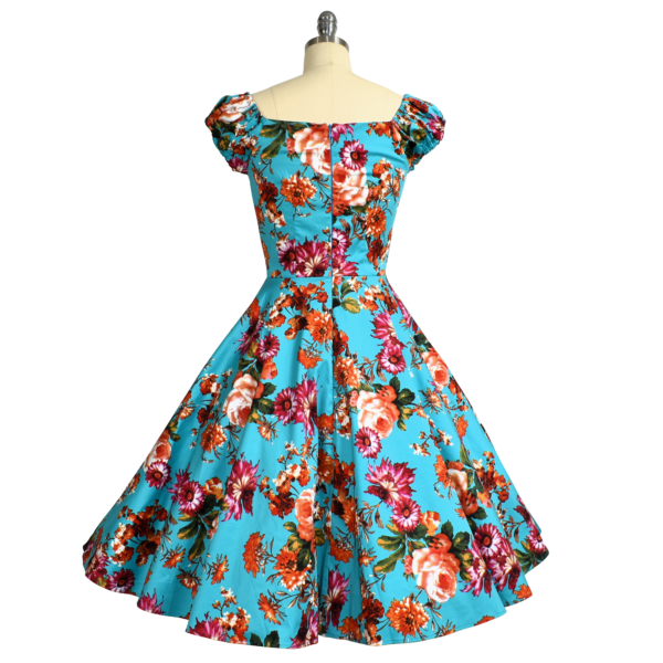 Vegas Swing Dress - Turquoise Fiesta - Image 5