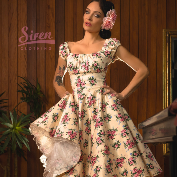Natasha Swing Dress - Cottage Rose - Image 2